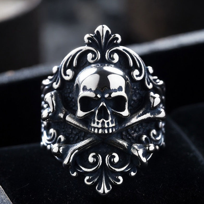 Baroque Skull Ring